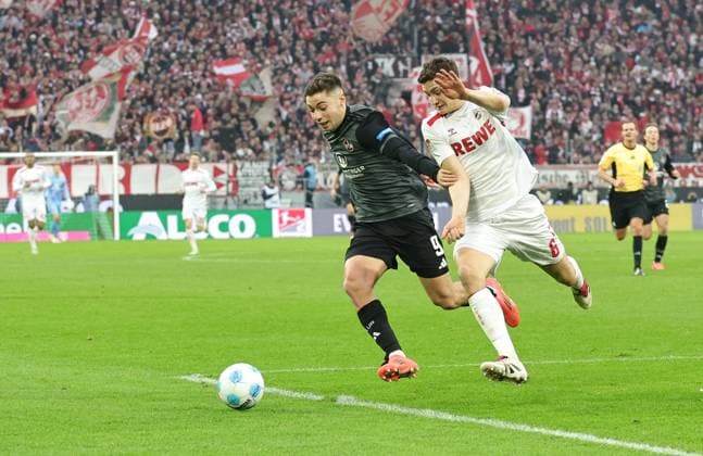 15 12 2024 Soccer season 2024 2025 2 Soccer Bundesliga 16 Matchday 1 FC Köln 1 FC Nürnberg FCN Club Sportfoto Zink DaMa xdaxmax DFL regulations prohibit any use of photographs as image sequences and or quasi video only for editorial use Stefanos Tzimas 9, 1 FC Nürnberg FCN Eric Martel 6, FC Köln