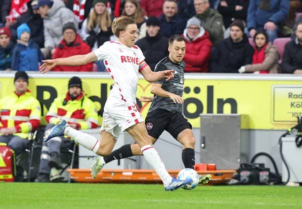 15 12 2024 Soccer season 2024 2025 2 Soccer Bundesliga 16 Matchday 1 FC Köln 1 FC Nürnberg FCN Club Sportfoto Zink DaMa xdaxmax DFL regulations prohibit any use of photographs as image sequences and or quasi video only for editorial use Timo Hübers Huebers 4, FC Köln Julian Justvan 10, 1 FC Nürnberg FCN