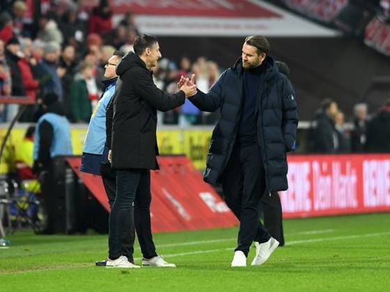 Sporting Director Dr Christian Keller 1 FC Koeln and Head of Licensing Thomas Kessler 1 FC Koeln gestures during the 2 Bundesliga match between 1 FC Köln and 1 FC Nürnberg at RheinEnergieStadion on December 15, 2024 in Cologne, Germany Photo by Ralf Treese DeFodi Images Sporting Director Dr Christian Keller 1 FC Koeln and Head of Licensing Thomas Kessler 1 FC Koeln gestures during the 2 Bundesliga match between 1 FC Köln and 1 FC Nürnberg at RheinEnergieStadion on December 15, 2024 in Cologne, Germany Photo by Ralf Treese DeFodi Images DFB DFL REGULATIONS PROHIBIT ANY USE OF PHOTOGRAPHS AS IMAGE SEQUENCES AND OR QUASI VIDEO Defodi 521 KOEFCN20241215 049 Defodi-521 DFB DFL REGULATIONS PROHIBIT ANY USE OF PHOTOGRAPHS AS IMAGE SEQUENCES AND OR QUASI-VIDEO.