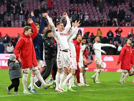 Players 1 FC Koeln celebrating, jubilating, jubilating during the 2 Bundesliga match between 1 FC Köln and 1 FC Nürnberg at RheinEnergieStadion on December 15, 2024 in Cologne, Germany Photo by Ralf Treese DeFodi Images Players 1 FC Koeln celebrate, celebrates, celebrating during the 2 Bundesliga match between 1 FC Köln and 1 FC Nürnberg at RheinEnergieStadion on December 15, 2024 in Cologne, Germany Photo by Ralf Treese DeFodi Images DFB DFL REGULATIONS PROHIBIT ANY USE OF PHOTOGRAPHS AS IMAGE SEQUENCES AND OR QUASI VIDEO Defodi 521 KOEFCN20241215 056 Defodi-521 DFB DFL REGULATIONS PROHIBIT ANY USE OF PHOTOGRAPHS AS IMAGE SEQUENCES AND OR QUASI-VIDEO.