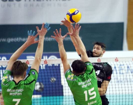 Volleyball, VBL, TSV Haching Munich - VC Bitterfeld Wolfen