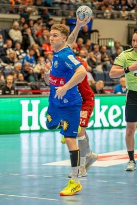 15 12 2024, xkkux, Handball, 2 HBL, Bergischer HC VfL Lübeck Schwartau, Mitsubishi Electric HALLE Düsseldorf, Season 2024 2025 Noah Beyer BHC 2 NRW Germany