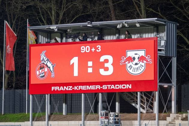 16 12 2024, Football Google Pixel Womens Bundesliga, Season 2024 2025, Matchday 12, 1 FC Cologne RB Leipzig at Franz Kremer Stadium in Cologne The Cologne women lose their last home game this year with 1 3 against RB Leipzig Important note According to the regulations of the DFL German Football League or the DFB German Football Association, it is prohibited to use or have used photographs taken in the stadium and or from the game in the form of sequential images and or video-like photo series Foto Kirchner Media TH Copyright: xKirchner-Media THx