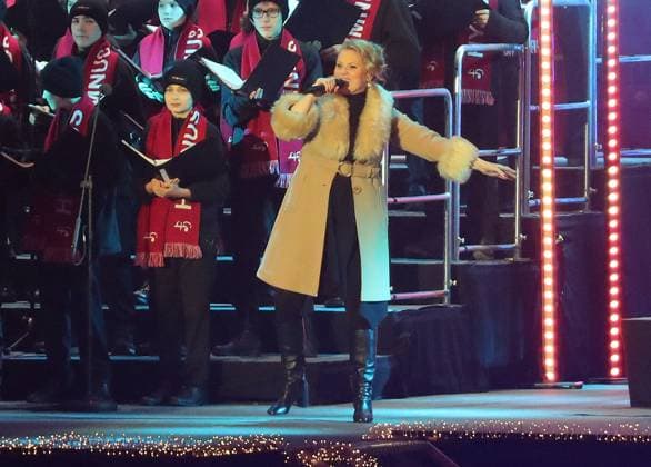 17 12 24 VfB Stuttgart Christmas concert Germany, Stuttgart, 17 12 2024, Football, Bundesliga, VfB Stuttgart Christmas concert Patricia Kelly