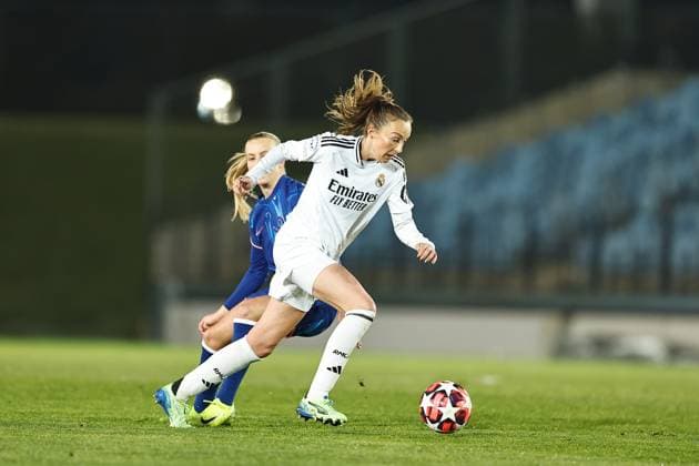 Caroline Weir (Real), DECEMBER 17, 2024 - Football Soccer : UEFA Women s Champions League group stage Matchday 6 Group B match between Real Madrid C.F. 1-2 Chelsea FC at the Estadio Alfredo Di Stefano in Madrid, Spain. Noxthirdxpartyxsales  (276472626)