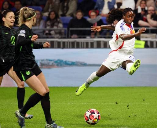 OL WOLFSBURG UEFA CHAMPION LEAGUE PHOTOPQR LE PROGRES Richard MOUILLAUD - Décines-Charpieu 17 12 2024 - OL WOLFSBURG UEFA CHAMPION LEAGUE -OL WOLFSBURG UEFA CHAMPION LEAGUE FOOT FEMININ TABITHA CHAWINGA Décines-Charpieu Rhône Rhône-Alpes France  Copyright: xPHOTOPQR LExPROGRES MAXPPPxRichardxMOUILLAUDx 20241217LPL3164 0786350963st