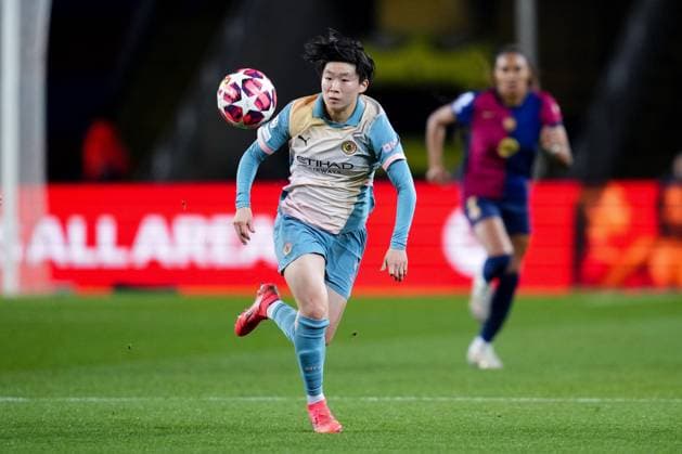Aoba Fusion of Manchester City FC Barcelona, Barca v Manchester City. UEFA Women s Champions League match. Group D, date 6.Football, Lluis Companys Stadium, Barcelona, Spain - 18 December 2024 Editorial use only  Copyright: xBlanco Pressinphoto Shutterstockx 15016483t