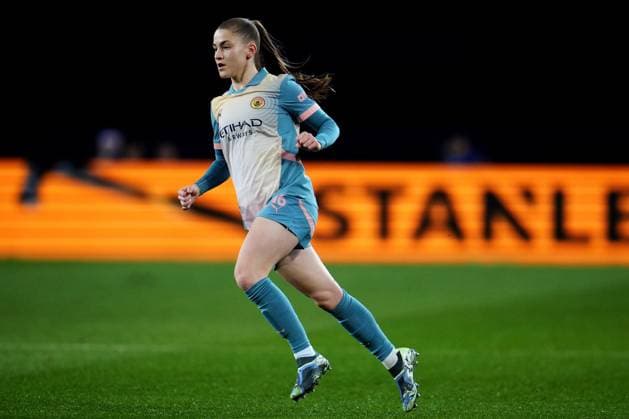 Jess Park of Manchester City FC Barcelona, Barca v Manchester City. UEFA Women s Champions League match. Group D, date 6.Football, Lluis Companys Stadium, Barcelona, Spain - 18 December 2024 Editorial use only  Copyright: xBlanco Pressinphoto Shutterstockx 15016483aa