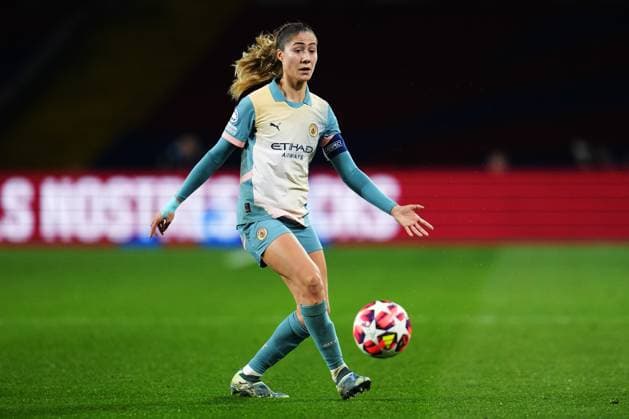 ESP: FC Barcelona, Barca v Manchester City. UEFA Women™s Champions League match. Gemma Bonner of Manchester City during the UEFA Women™s Champions League match, Group D, date 6, between FC Barcelona and Manchester City played at Lluis Companys Stadium on December 18, 2024 in Barcelona Spain. kpng Copyright: xBaguxBlancox xPRESSINPHOTOx PS_241218_BARW_MAN_061