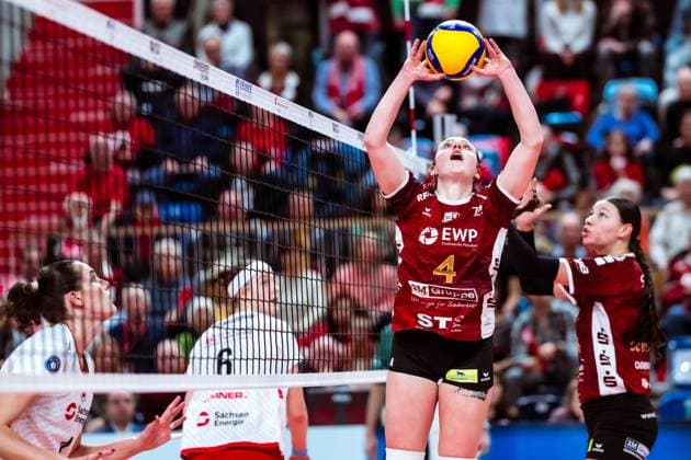 DVV Cup semi-final SC Potsdam Dresdner SC 18 12 2024 DVV Cup semi-final SC Potsdam Dresdner SC 18 12 2024 Copyright: xBEAUTIFULxSPORTS NicolxMarschallx