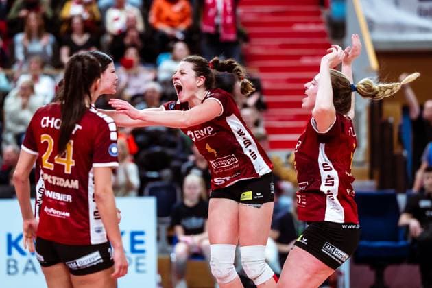 DVV Cup semi-final SC Potsdam Dresdner SC 18 12 2024 DVV Cup semi-final SC Potsdam Dresdner SC 18 12 2024 Copyright: xBEAUTIFULxSPORTS NicolxMarschallx