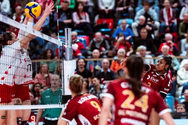 DVV Cup semi-final SC Potsdam Dresdner SC 18 12 2024 DVV Cup semi-final SC Potsdam Dresdner SC 18 12 2024 Copyright: xBEAUTIFULxSPORTS NicolxMarschallx