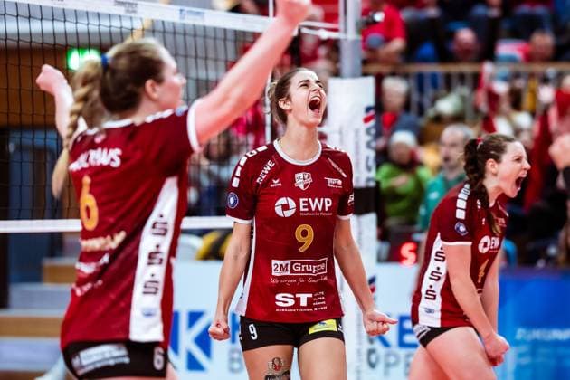 DVV Cup semi-final SC Potsdam Dresdner SC 18 12 2024 DVV Cup semi-final SC Potsdam Dresdner SC 18 12 2024 Copyright: xBEAUTIFULxSPORTS NicolxMarschallx