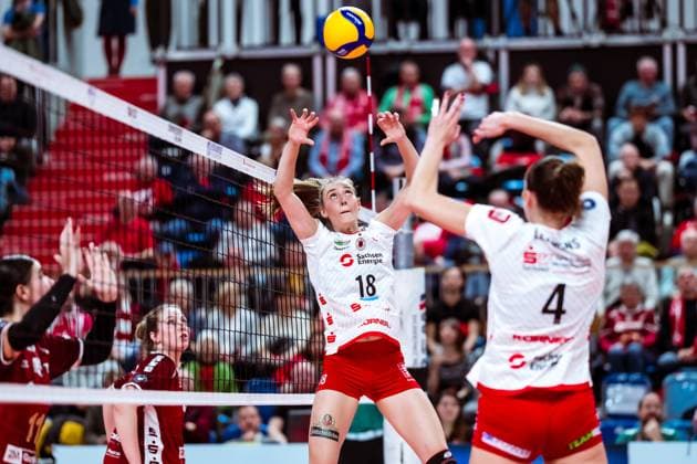 DVV Cup semi-final SC Potsdam Dresdner SC 18 12 2024 DVV Cup semi-final SC Potsdam Dresdner SC 18 12 2024 Copyright: xBEAUTIFULxSPORTS NicolxMarschallx