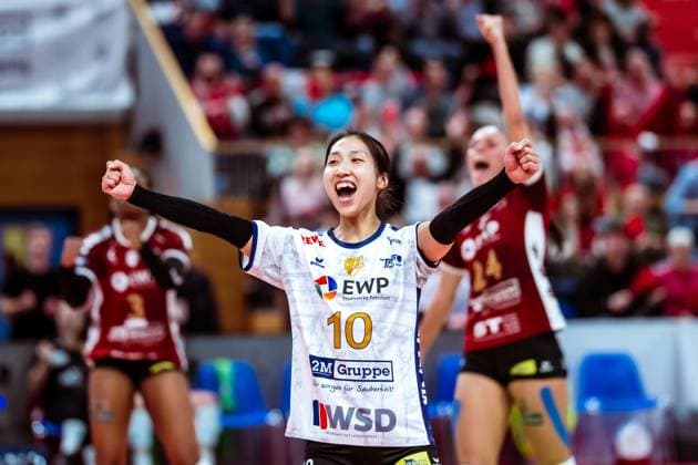 DVV Cup semi-final SC Potsdam Dresdner SC 18 12 2024 DVV Cup semi-final SC Potsdam Dresdner SC 18 12 2024 Copyright: xBEAUTIFULxSPORTS NicolxMarschallx