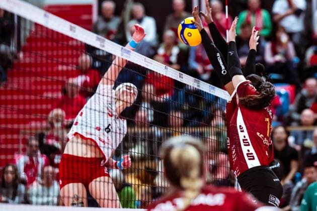 DVV Cup semi-final SC Potsdam Dresdner SC 18 12 2024 DVV Cup semi-final SC Potsdam Dresdner SC 18 12 2024 Copyright: xBEAUTIFULxSPORTS NicolxMarschallx