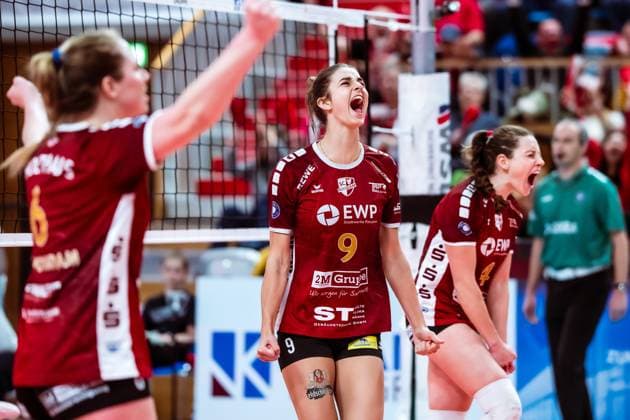 DVV Cup semi-final SC Potsdam Dresdner SC 18 12 2024 DVV Cup semi-final SC Potsdam Dresdner SC 18 12 2024 Copyright: xBEAUTIFULxSPORTS NicolxMarschallx