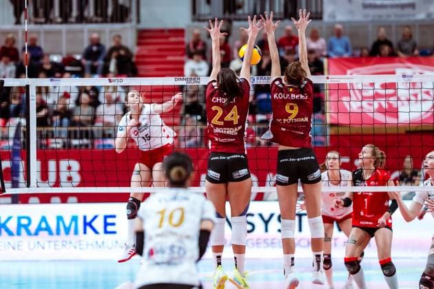 DVV Cup semi-final SC Potsdam Dresdner SC 18 12 2024 DVV Cup semi-final SC Potsdam Dresdner SC 18 12 2024 Copyright: xBEAUTIFULxSPORTS NicolxMarschallx