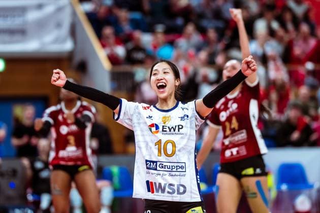 DVV Cup semi-final SC Potsdam Dresdner SC 18 12 2024 DVV Cup semi-final SC Potsdam Dresdner SC 18 12 2024 Copyright: xBEAUTIFULxSPORTS NicolxMarschallx