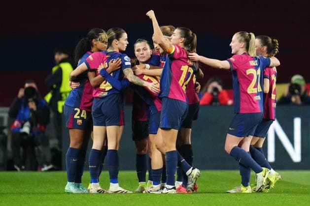 Aitana Bonmati of FC Barcelona, Barca celebrates with his teammate Alexia Putellas after scoring the 2-0 FC Barcelona v Manchester City. UEFA Women s Champions League match. Group D, date 6.Football, Lluis Companys Stadium, Barcelona, Spain - 18 December 2024 Editorial use only  Copyright: xBlanco Pressinphoto Shutterstockx 15016483aw