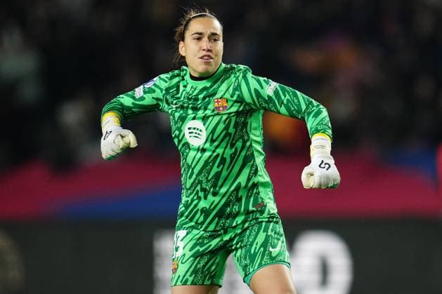 ESP: FC Barcelona, Barca v Manchester City. UEFA Women™s Champions League match. Cata Coll of FC Barcelona celebrates goal during the UEFA Women™s Champions League match, Group D, date 6, between FC Barcelona and Manchester City played at Lluis Companys Stadium on December 18, 2024 in Barcelona Spain. kpng Copyright: xBaguxBlancox xPRESSINPHOTOx PS_241218_BARW_MAN_077