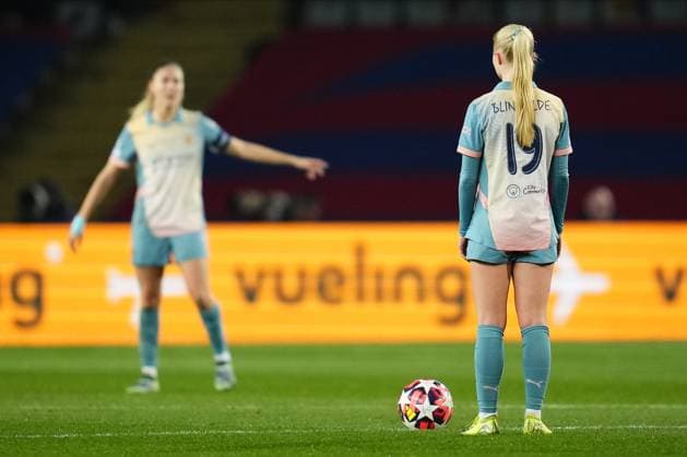 ESP: FC Barcelona, Barca v Manchester City. UEFA Women™s Champions League match. Laura Blindkilde Brown of Manchester City after the 3-0 during the UEFA Women™s Champions League match, Group D, date 6, between FC Barcelona and Manchester City played at Lluis Companys Stadium on December 18, 2024 in Barcelona Spain. kpng Copyright: xBaguxBlancox xPRESSINPHOTOx PS_241218_BARW_MAN_083