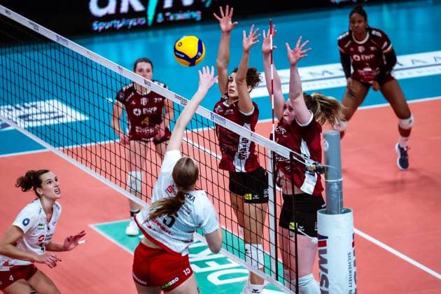 DVV Cup semi-final SC Potsdam Dresdner SC 18 12 2024 DVV Cup semi-final SC Potsdam Dresdner SC 18 12 2024 Copyright: xBEAUTIFULxSPORTS NicolxMarschallx
