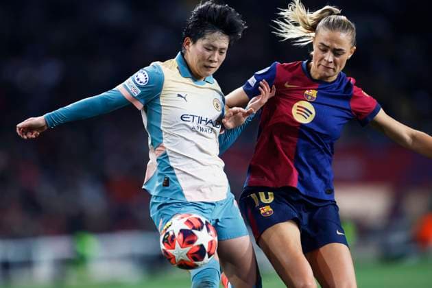 Aoba Fujino (ManC), DECEMBER 18, 2024 - Football Soccer : UEFA Women s Champions League group stage Matchday 6 Group D match between FC Barcelona, Barca 3-0 Manchester City FC at the Estadi Olimpic Lluis Companys in Barcelona, Spain. Noxthirdxpartyxsales  (276551533)