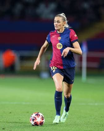 Barcelona, Spain, December 18th 2024: Fridolina Rolfo (16 FC Barcelona, Barca in action during the UEFA Womens Champions League football match between FC Barcelona and Manchester City at the Estadi Olimpic Lluis Companys in Barcelona, Spain (Judit Cartiel SPP) Copyright: xJuditxCartielx xSPPx spp-en-JuCaSp-JUCA2269