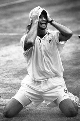 Andre Agassi Wimbledon 92 Tennis Andre Agassi DMGTCHPDPICT000404143480