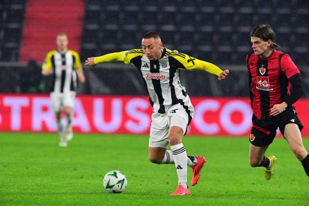 19 12 2024, Raiffeisen Arena, Linz, AUT, UEFA ConfLeague, LASK vs Vikingur, Ligaphase, 6 round, pictured Marin Ljubicic LASK Marin Ljubicic LASK during the UEFA Conference League Ligaphase 6th round match between LASK and Vikingur at the Raiffeisen Arena in Linz, Austria on 2024 12 19 Expa Linz  EP_rei