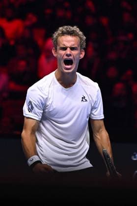 Luca Van Assche At 2024 ANextGen ATP, Tennis Herren Finals - Jeddah Luca Van Assche from France during his third round match at the 2024 ANextGen ATP Finals in Jeddah, Saudi Arabia, on December 20, 2024. Photo by Corinne Dubreuil ABACAPRESS.COM Jeddah Saudi Arabia  Copyright: xDubreuilxCorinne ABACAx