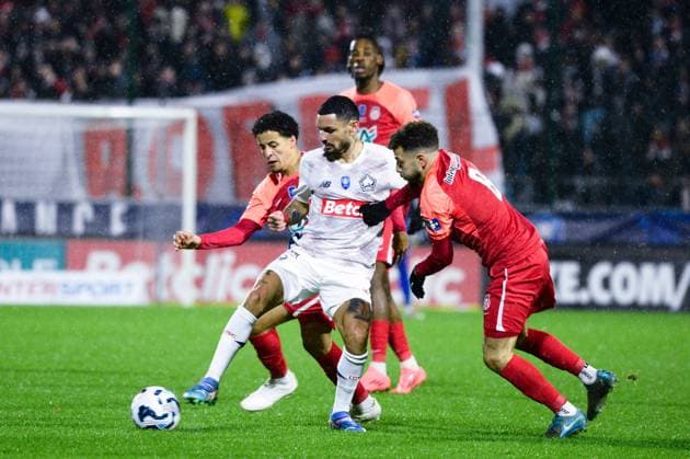 Football, Coupe de France, FC Rouen - Lille OSC