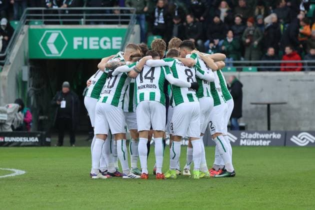 Preussen Muenster GER, Preussen Muenster vs SSV Ulm 1846, Football, 2 Liga, Matchday 17, Season 2024 2025, 21 12 2024 DFL REGULATES PROHIBIT ANY USE OF PHOTOGRAPHS AS IMAGE SEQUENCES AND OR QUASI VIDEO GER, Preussen Muenster vs SSV Ulm 1846, Football, 2 Liga, Matchday 17, Season 2024 2025, 21 12 2024 Muenster Copyright: xEibner-Pressefoto FrankxZeisingx EP_FZG