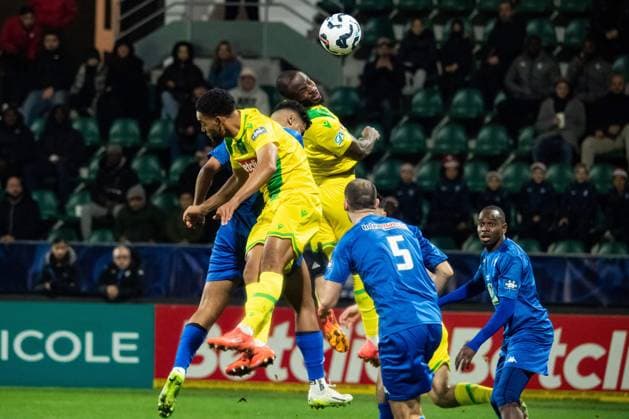 FOOTBALL : Drancy vs FC Nantes - Coupe de France - 32e de Finale - 21 12 2024 Ignatius Ganago (FC NANTES) Saint OuenFrance  Copyright: xBaptistexAutissierx