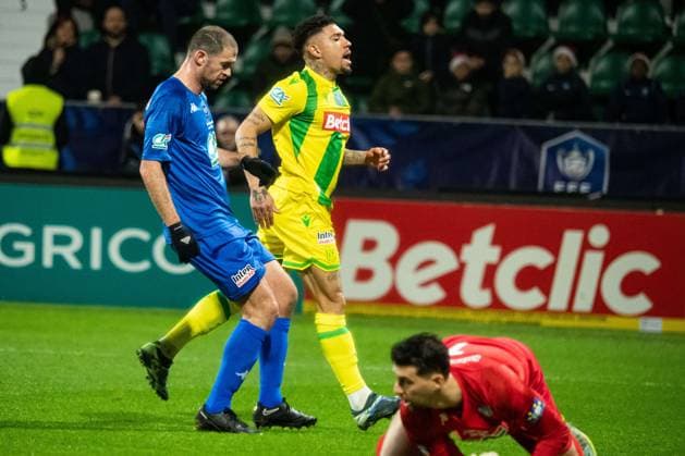 FOOTBALL : Drancy vs FC Nantes - Coupe de France - 32e de Finale - 21 12 2024 Douglas Augusto (FC NANTES) Saint OuenFrance  Copyright: xBaptistexAutissierx