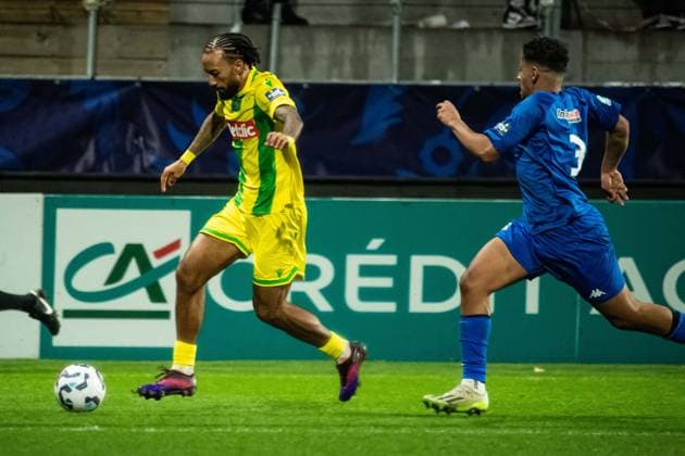 FOOTBALL : Drancy vs FC Nantes - Coupe de France - 32e de Finale - 21 12 2024 Sorba Thomas (FC NANTES) Saint OuenFrance  Copyright: xBaptistexAutissierx