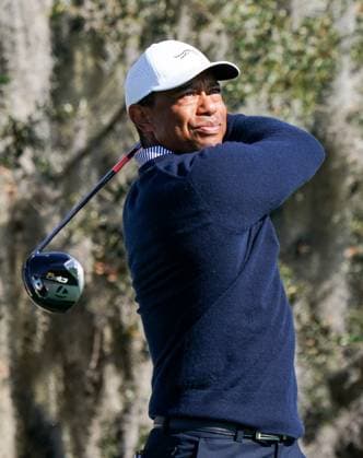 December 21, 2024, Orlando, Florida, USA: Tiger Woods tees off the 10th hole during the first round of the PNC Championship at the Ritz-Carlton Golf Club. Orlando USA - ZUMAw109 20241221_fap_w109_015 Copyright: xDebbyxWongx