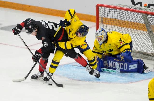 Ice Hockey, IIHF Junior World Championship, Preparation Tournament, Canada - Sweden