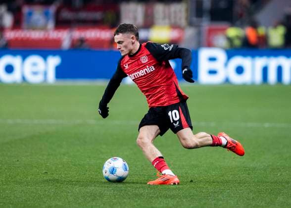 Leverkusen, Bayarena, 21 12 2024 Florian Wirtz Bayer 04 Leverkusen on the ball at the 1 Bundesliga match Bayer 04 Leverkusen vs SC Freiburg