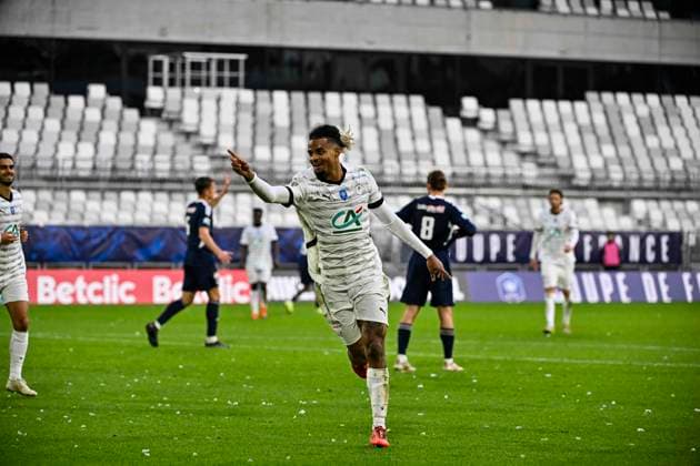 FOOTBALL : Bordeaux vs Rennes - 32eme de Finale de la Coupe de France - Bordeaux - 22 12 2024 Joie but Lorenz Assignon (sr) Bordeaux  Copyright: xThierryxBretonx