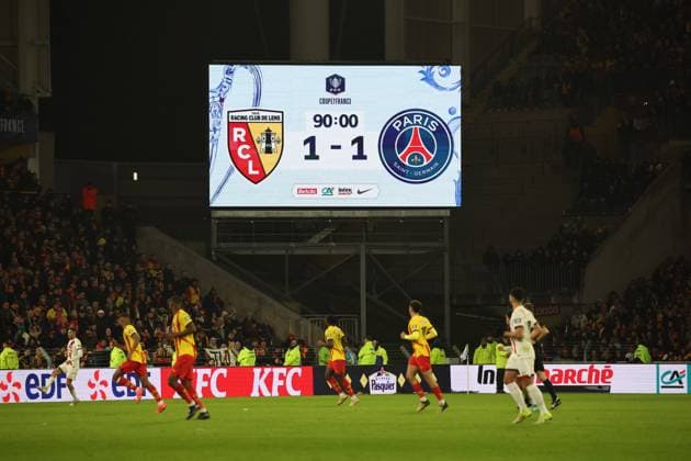 FOOTBALL : RC Lens vs Paris Saint-Germain - Coupe de France 32e de finale - 22 12 2024 Ambiance lors du match RC Lens - Paris Saint-Germain, Coupe de France 32e de finale, stade Bollaert-Delelis, le 22 dÃ cembre 2024  Copyright: xLaurentxSANSONx xPsnewZx