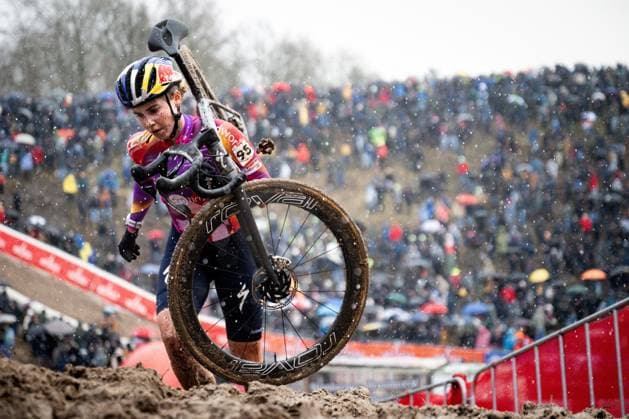 UCI Cyclocross World Cup Zonhoven 2024 ZONHOVEN, BELGIUM - DECEMBER 22 : Vas Kata Blanka (HUN) of Sd Workx - Protime in action pictured during the UCI Zonhoven World Cup on December 22, 2024 in Zonhoven, Belgium, 22 12 2024 Zonhoven Belgium  Copyright: xBcex