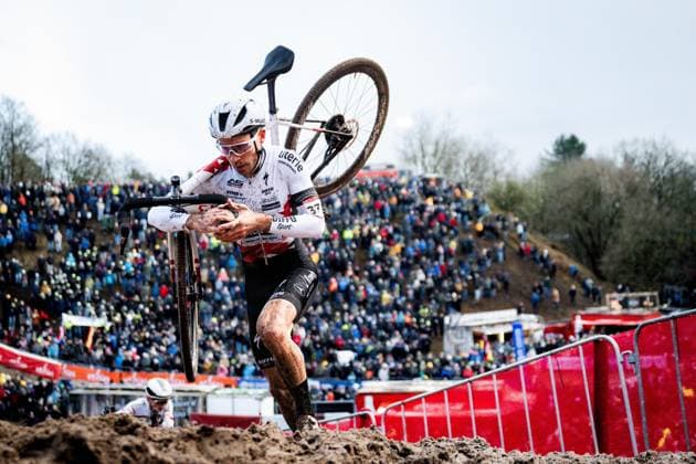 UCI Cyclocross World Cup Zonhoven 2024 ZONHOVEN, BELGIUM - DECEMBER 22 : Menut David pictured during the UCI Zonhoven World Cup on December 22, 2024 in Zonhoven, Belgium, 22 12 2024 Zonhoven Belgium  Copyright: xBcex