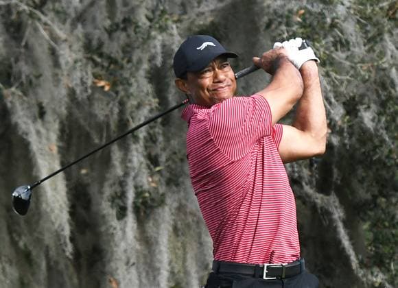 December 22, 2024, Orlando, Florida, United States: Tiger Woods hits his tee shot on the 10th hole during the second round of the 2024 PNC Championship at the Ritz-Carlton Golf Club in Orlando, Florida. Orlando United States - ZUMAs197 20241222_aaa_s197_428 Copyright: xPaulxHennessyx