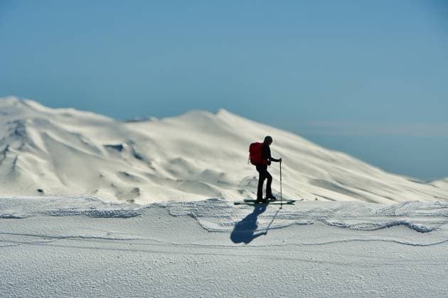 man on ski climbing snow patagonia chile touring top backcountry cornice man on ski climbing snow patagonia chile touring top backcountry cornice. High quality photo (License=RF) 22551567 Copyright: xZoonar.com AndreasxMuthx 22551567