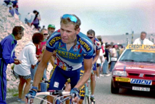 1994, Tour de France, tappa 15 Montpellier - Carpentras, Festina - Watches, Herve Pascal, Le Mont Ventoux 