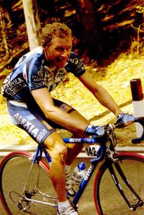 01-05-2001 Giro Del Trentino; Tappa 02 Tione - Romeno; 2001, Alexia; Herve, Pascal; 