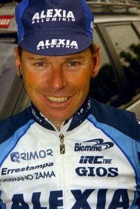 18-04-2001 Settimana Lombarda; Tappa 01 Bergamo - Darfo Boario Terme; 2001, Alexia; Herve, Pascal; Bergamo; 