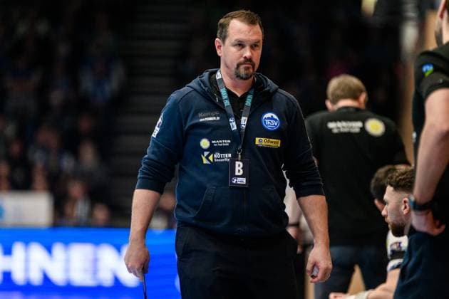 Misha Kaufmann Coach, ThSV Eisenach GER, Thuringia, ThSV Eisenach vs HSV Hamburg, Handball, Daikin 1 Handball Bundesliga, Matchday 17, Season 2024 2025, Thursday, 26 12 2024, 5 30 pm GER, Thuringia, ThSV Eisenach vs HSV Hamburg, Handball, Daikin 1 Handball Bundesliga, Matchday 17, Season 2024 2025, Thursday, 26 12 2024, 5 30 pm Eisenach Copyright: xEibner-Pressefoto MartinxHerbstx EP_MHT